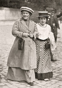 Zetkin e Rosa Luxemburg1910