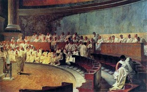 Cicerone contro Catilina-Maccari