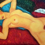 Modigliani nudo sdraiato