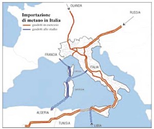 metano Italia Europa