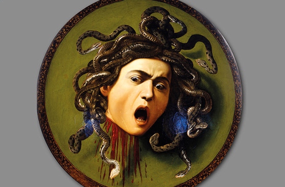 Caravaggio  – Testa  di  medusa - 1601 
