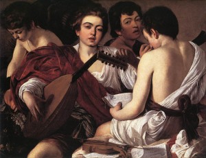 caravaggio_the-musicians_1595-96