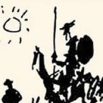 Don Quijote de Picasso mezzo busto