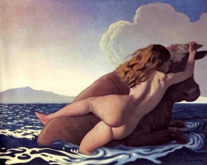 Félix Vallotton (Losanna 1865-1925) il ratto d' Europa