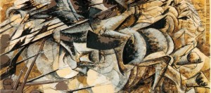 Boccioni carica lancieri 1915