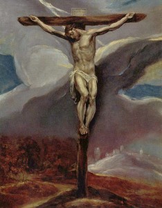 Cristo in croce, di El Greco