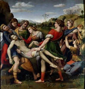 Il trasporto del corpo di Gesù - di Raffaello