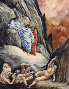 Dante e Virgilio tra i seduttori