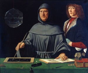 Luca Pacioli ritatto olio